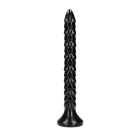 OUCH! Чешуйчатый анальный дилдо-змея – 30 cm (12″) – Черный — Фото 4