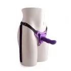 Adjustable Strap-On Dildo – 10.5 cm (4.1″) – Purple — Photo 1