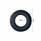 Baile Titan Silicone Ring Black-Green 2 cm — Photo 4