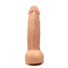 Rotējošs vibrējošs dildo – 22 cm (8.7″) – Melns Foto 3