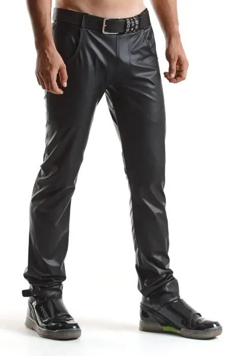 RMVittorio001 Wetlook püksid – mustad – XXL