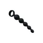 NMC 5.5 Inch Ribbed Silicone Beads – black – pull ring – 13.9 cm — Photo 3
