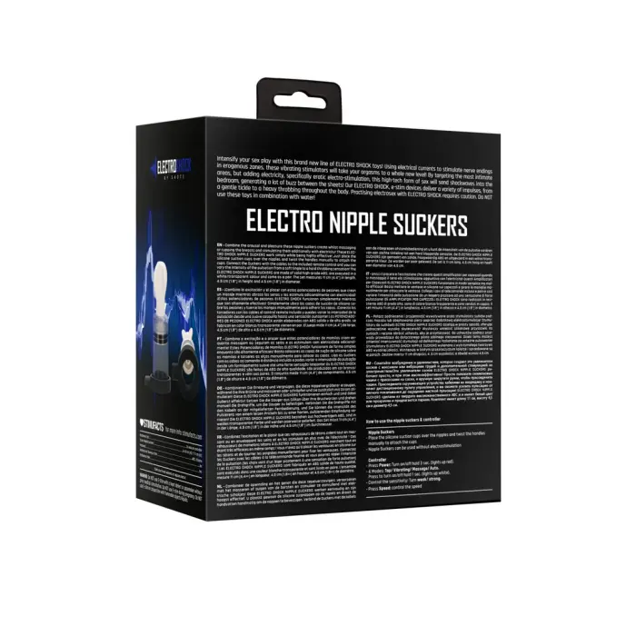 Elektrostimulācijas divpolāri krūtsgala sūcēji – balts/caurspīdīgs Foto 3