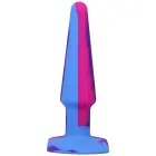 Groovy silikona anālais spraudnis – 12 cm (5″) – daudzkrāsains — Foto 2