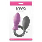 INYA InflataPlay – inflatable silicone anal plug with rigid core – pink – 10.5 cm — Photo 1