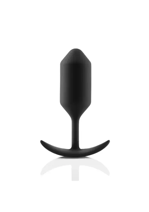 B-Vibe Snug Plug 3 Weighted Anal Plug – 12 cm (4.7″) – Black