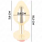 KINK roostevabast terasest anaaltapp – 7 cm – L – Gold — Foto 4