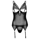 Underboob Cami Garter Set – Black – L/XL — Photo 7