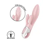 Satisfyer Air Pump Bunny 3 кролик-вибратор – розовый — Фото 1