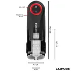 Jamyjob Gravity automaatne masturbaator – must-punane — Foto 3
