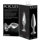 Icicles № 26 стеклянный дилдо – 11 см (4.3″) – Прозрачный Фото num