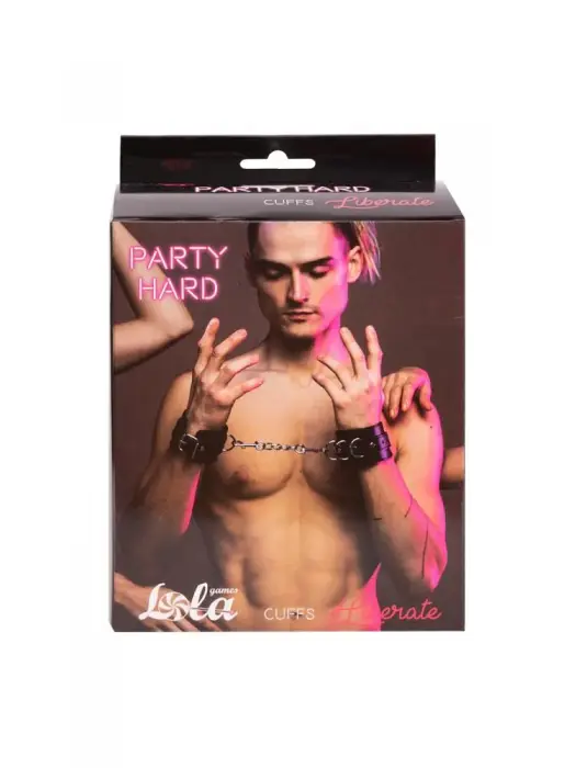 Lola Games Party Hard Liberate Handcuffs – Black