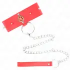KINK Red Diamond Collar with Adjustable Belt 65cm – Red — Photo 4