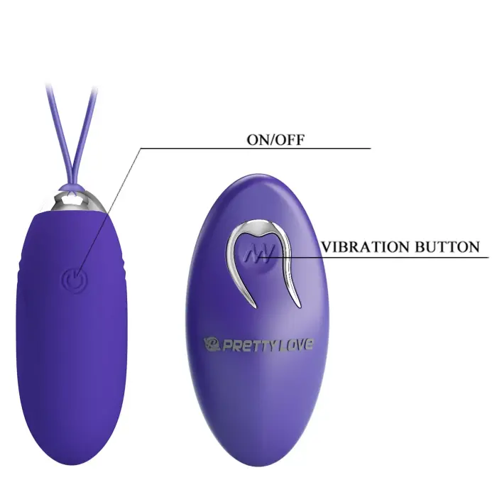 PRETTY LOVE Jenny Egg Vibrator – Remote Control Photo
