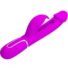 PRETTY LOVE Kampas 3-vienā daudzfunkcionālais truša vibrators – 18 cm (7″) – violets — Foto 3