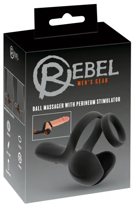 Rebel Ball Massager with Perineum Stimulator – 10.5 cm