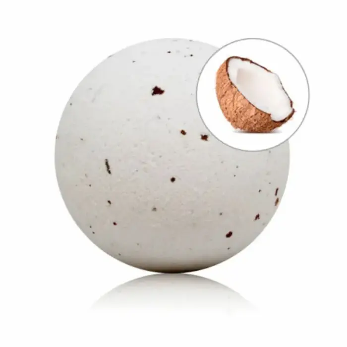 TALOKA Coconut Bath Bomb with Rose Petals – 140 g