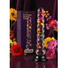 Bloomé by TOYJOY Everlasting Bloom Beaded Dong – pērlīšu sveķu dildo ar īstiem ziediem – 20 cm — Foto 4