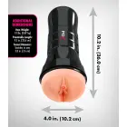 PDXE Super Juicy XXL vagīnas masturbators – miesas krāsa — Foto 6