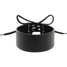 Coquette Chic Desire регулируемый чёрный ошейник из искусственной кожи – One size — Фото 5