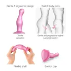Dildo Plug Curvy Metallic Sugar Pink – S Photo