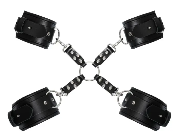 Leder Fesselset gepolstert Foto 14