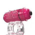 The Screaming O 4B Double Wammy Vibrating Ring – Red — Photo 4