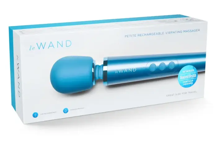le Wand Petite wand вибратор – 25.4 см (10″) – синий
