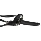 Double Strap-On Black Silicone Dildo – 15 cm (5.9″) — Photo 3
