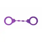 Lola Games Party Hard Silicone Handcuffs – Purple — Photo 2