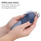 Womanizer Vibe Lay-On Silent UltraWave вибратор – 17.1 см (6.7″) – синий — Фото 3