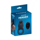 Vibreriv peenis võru juhtmevaba puldiga Hermes – must — Foto 7