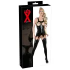 Latex Strapshemd busenfrei – M – Black — Photo 1