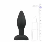 Sinner Gear silikoninis analinis kištukas – S – Juodas — Nuotrauka 5