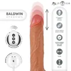 MR INTENSE Baldwin vibrators ar kustību – 22 cm (8.7″) – melns — Foto 3