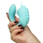 Unihorn C-Horse Ocean Peak divkāršais vibrators – 15 cm (5.9″) – zils — Foto 6