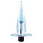 Compact Transparent Vibrating Anal Plug — Photo 1