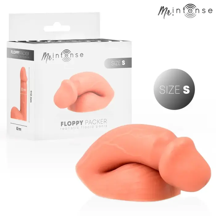 Dreamlove Mr Intense Floppy – soft silicone packer – skin tone – S