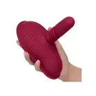 Dual Rider Thrust & Grind vibratorius su stūmimo funkcija ir dviem varikliais – raudonas — Nuotrauka 9