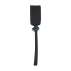 Wide Adjustable Silicone Lasso Cockring – Black — Photo 3