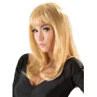 Blonda gara parūka Foto 4