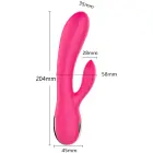 Heating Rabbit Vibrator with 7 Functions and Booster – USB Rechargeable — Photo 3