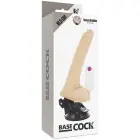 Гибкий вибратор Basecock с дистанционным управлением – 18.5 см (7.3″) – телесный — Фото 4