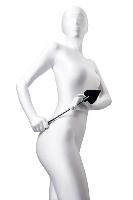 Anonymo stack, PU leather, black, 36 cm Foto 4