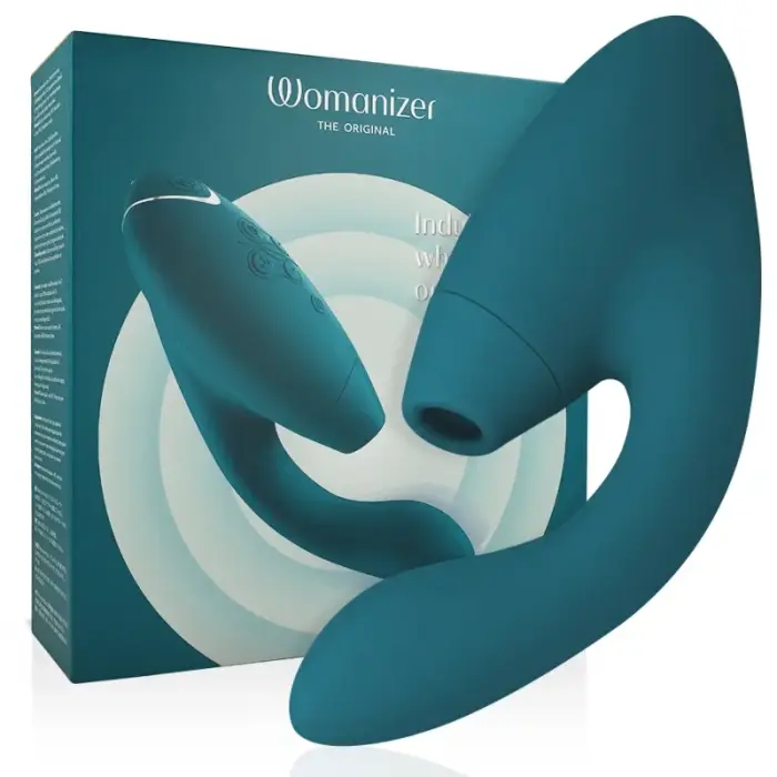 Womanizer Duo 2 Blue Petrol воздушно-импульсный стимулятор – 20.4 см (8″)