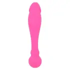 INTENSE Rick dvipusis lankstus dildo – 18 cm (7″) – rožinis — Nuotrauka 4