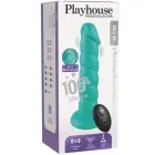 Playhouse Spiral Tease realistic vibrating dong with remote – silicone – S – green — Photo 2