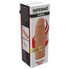 HIDDEN DESIRE INFERNO vedelast silikoonist peenise varrukas – 15 cm – nahavärv — Foto 3