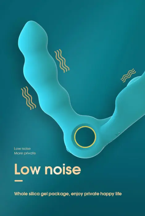 Stymulator-Angelo meeste prostata kolmekordse stimulatsiooni dildo – 15 cm – Sinine Photo