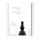 Missy - Вибрирующий стеклянный дилдо с присоской – 20 cm (8″) – Черный — Фото 7
